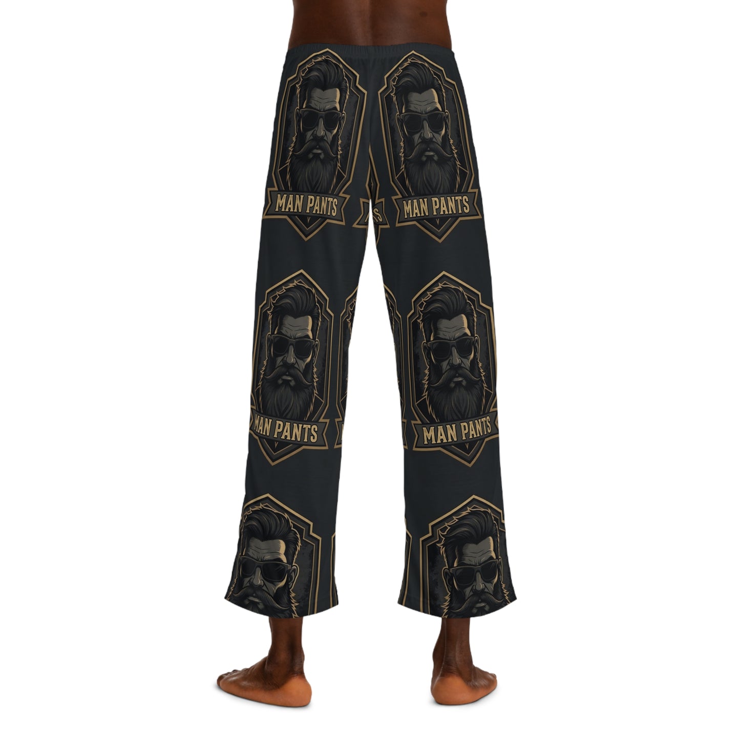 Men's 'Man Pants' Graphic Pajama Pants — Beard & Sunglasses Lounge Sleepwear