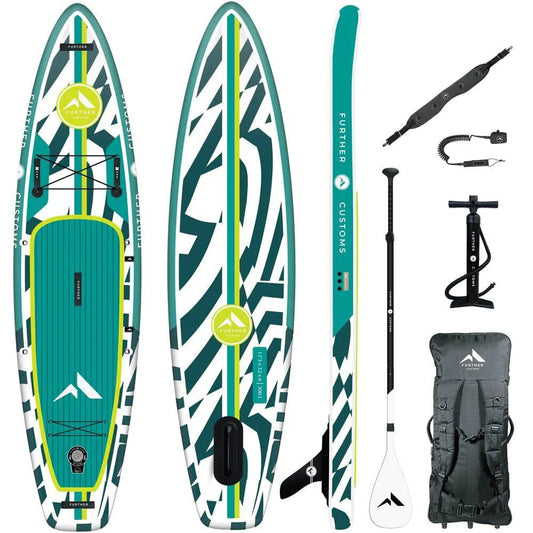 11'3 Podium Turquoise Paddleboard - Twin Screws Marine Service