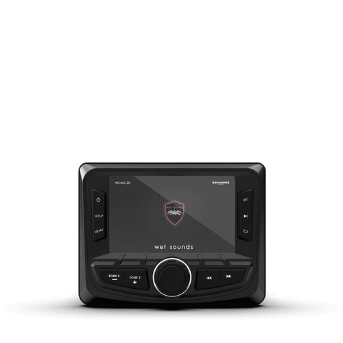 WS-MC-20 | Wet Sounds™ 2-Zone Media Center w/ SiriusXM-Ready® and NMEA 2000 Connectivity - Twin Screws Marine Service