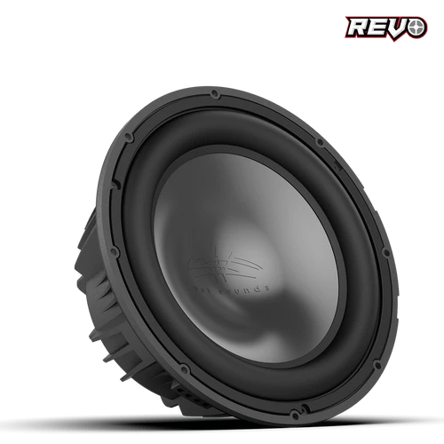 WET SOUNDS REVO 12 HP S4 V3 | Wet Sounds REVO Series 12-inch High-Power Marine Subwoofer - 4Ω Black - Twin Screws Marine Service