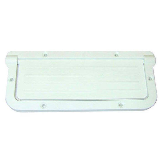 T-H Marine Large Rectangular Scupper - White [LRS-2-DP] - Twin Screws Marine Service
