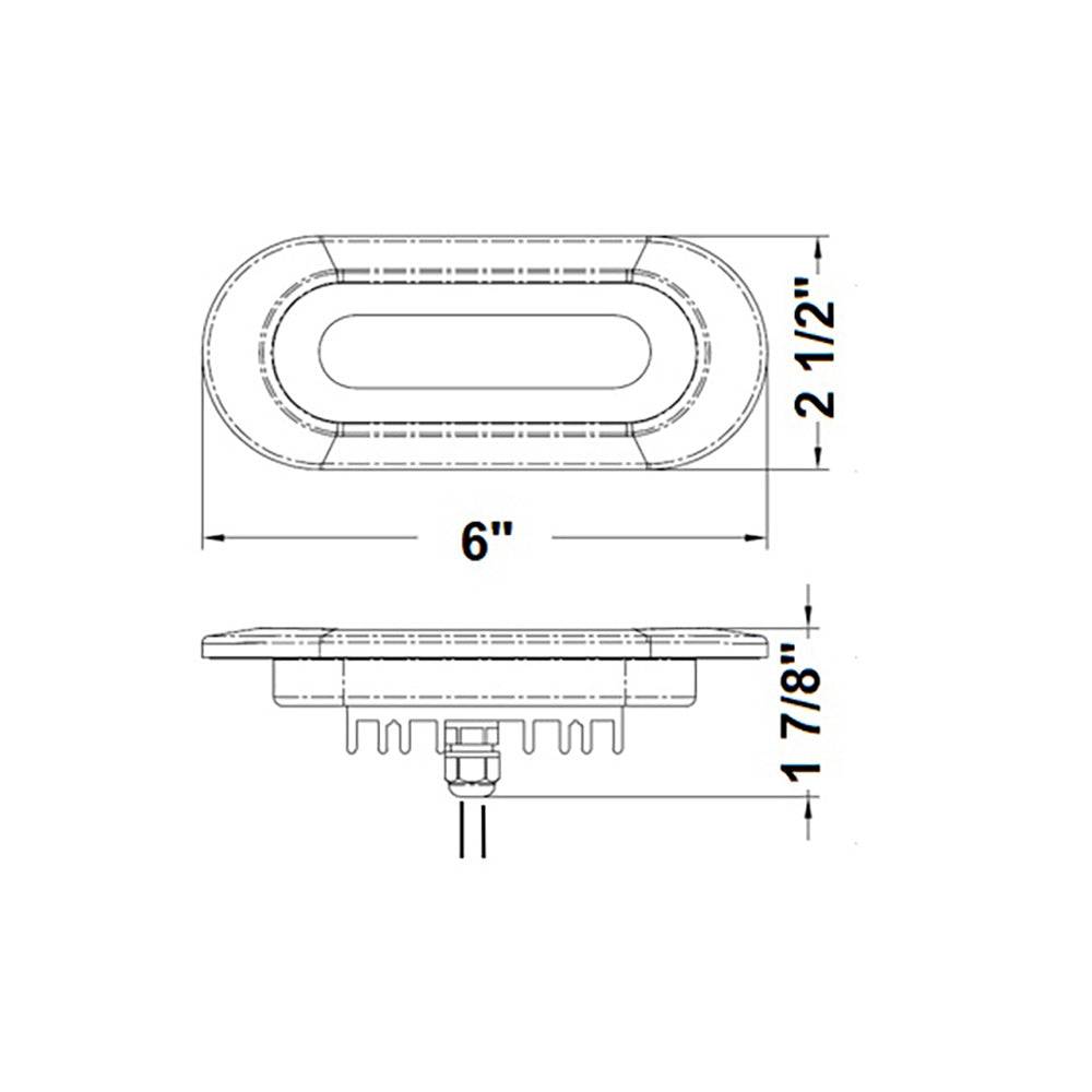 Scandvik Flush Mount Spreader Light - 10-30V - White [41343P] - Twin Screws Marine Service