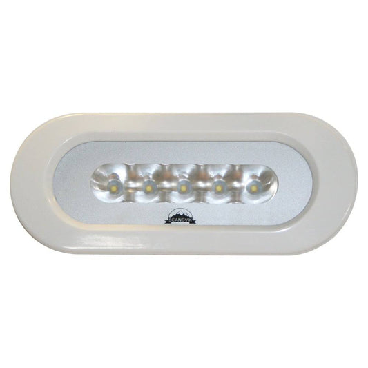 Scandvik Flush Mount Spreader Light - 10-30V - White [41343P] - Twin Screws Marine Service