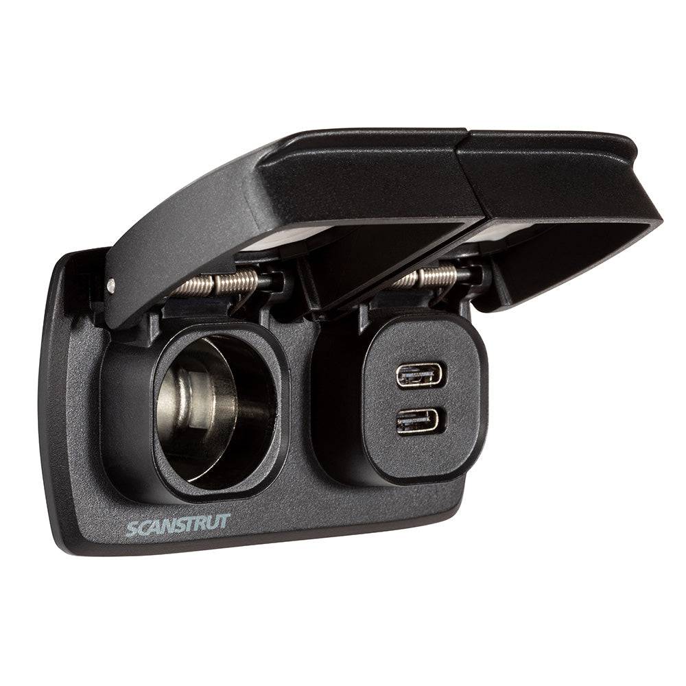 Scanstrut Flip Pro Multi - Dual USB-C  12V Power Socket [SC-MULTI-F1] - Twin Screws Marine Service
