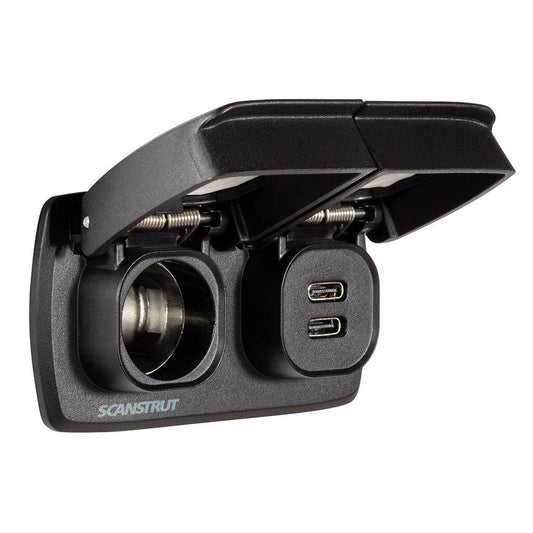 Scanstrut Flip Pro Multi - Dual USB-C  12V Power Socket [SC-MULTI-F1] - Twin Screws Marine Service
