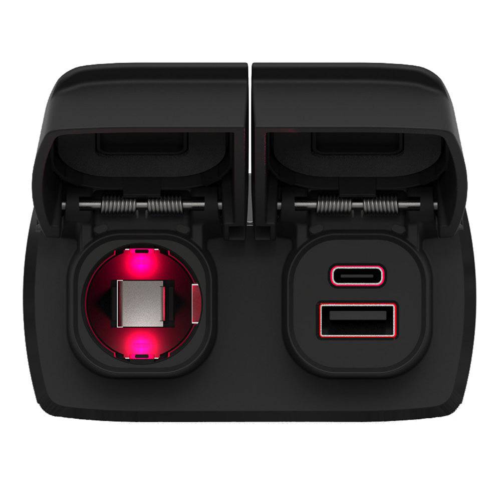 Scanstrut Flip Pro Duo - USB-A  USB-C w/12V Power Socket [SC-MULTI-F2] - Twin Screws Marine Service