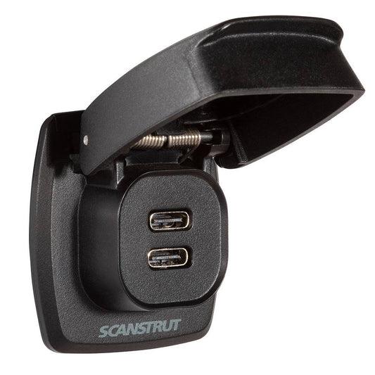 Scanstrut Flip Pro Max - Dual USB-C Charge Socket [SC-USB-F3] - Twin Screws Marine Service