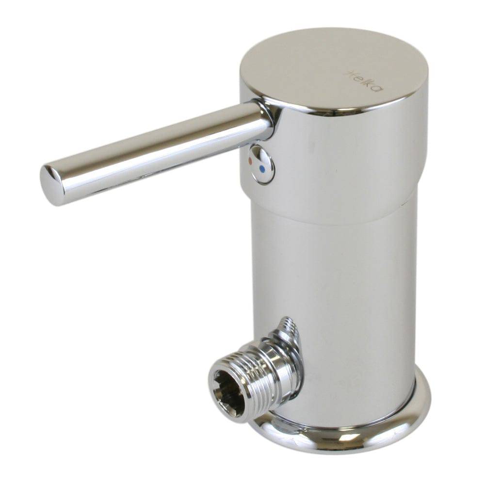 Scandvik Minimalistic Compact Single Level Mixer - Deck Mount - 3/8"  1/2" Fittings [16201] - Twin Screws Marine Service