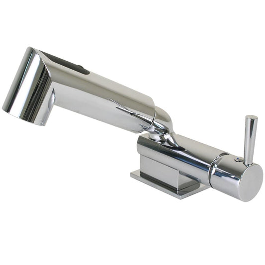 Scandvik Minimalistic Compact Single Level Mixer - Faucet  Shower Combo - Chrome [16216] - Twin Screws Marine Service