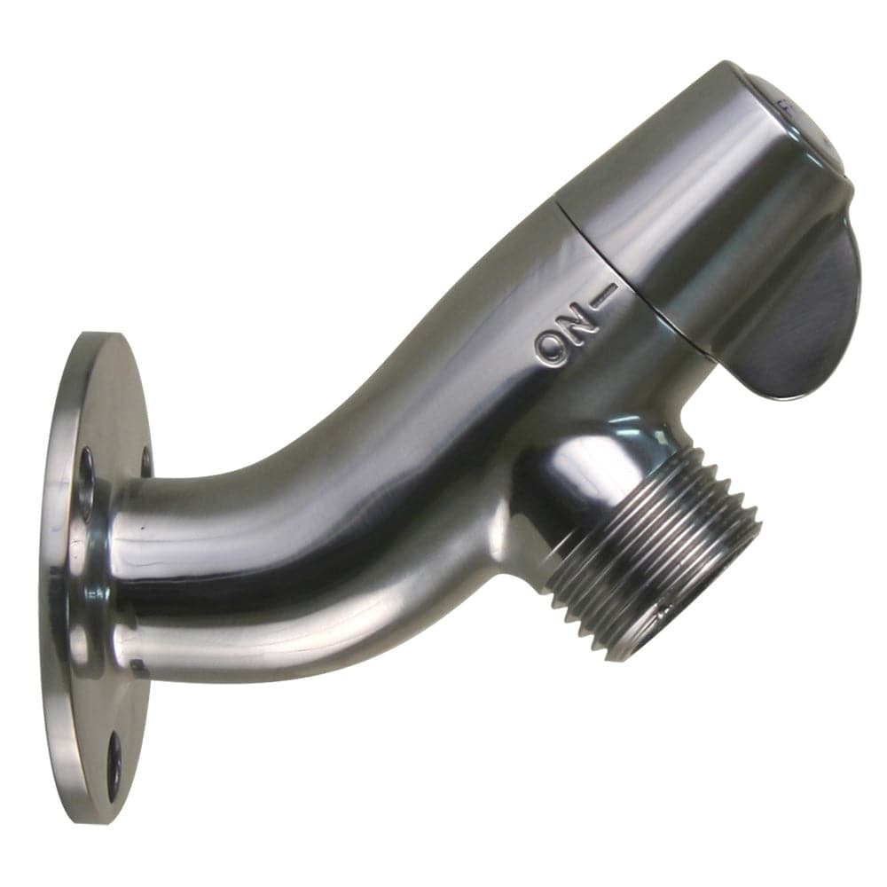 Scandvik Ceramic Angled Washdown Valve - SS Spigot [10175P] - Twin Screws Marine Service