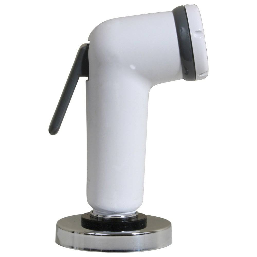 Scandvik Straight Handle Pull Out Sprayer - White w/6 Hose [10196P] - Twin Screws Marine Service