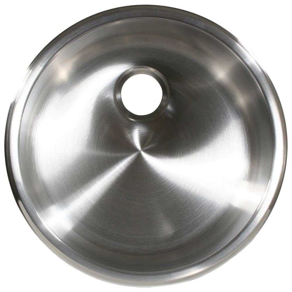 Scandvik SS Cylindrical Sink - (11-5/8" x 5") - Brushed Finish [10242] - Twin Screws Marine Service