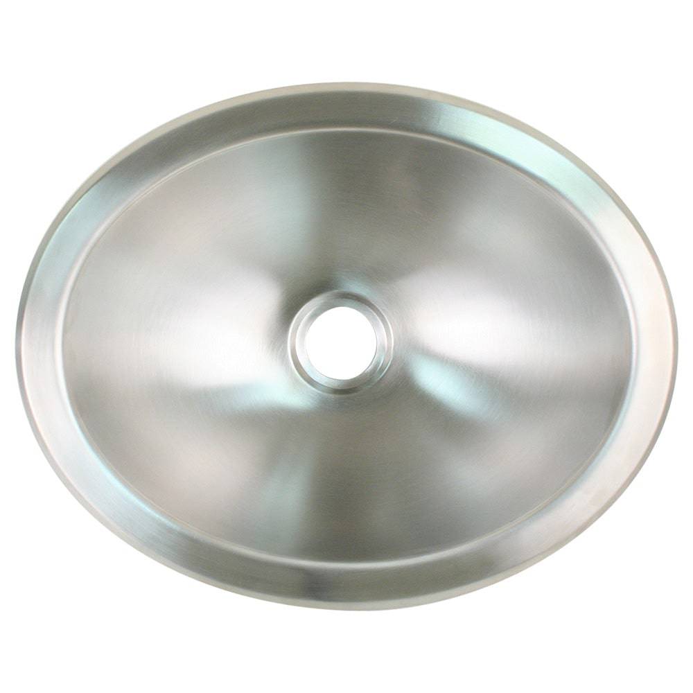 Scandvik Brushed SS Oval Sink - 13.25" x 10.5" [10281] - Twin Screws Marine Service