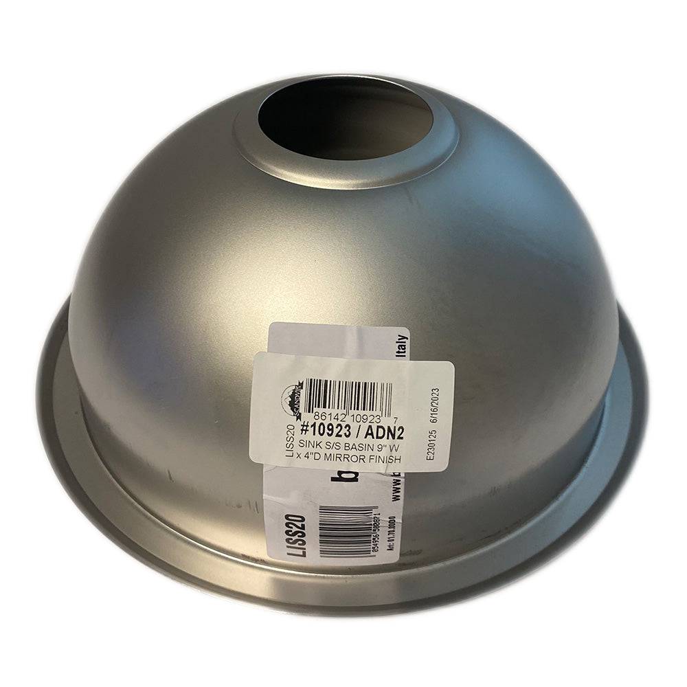 Scandvik SS Sink Basin - 9" x 4" - Mirror Finish [10923] - Twin Screws Marine Service