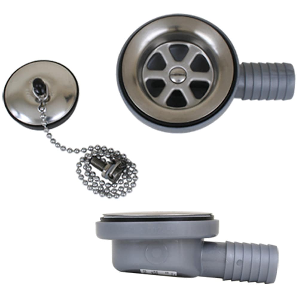Scandvik Low Profile Drain Stopper - 1" Outlet [10306P] - Twin Screws Marine Service