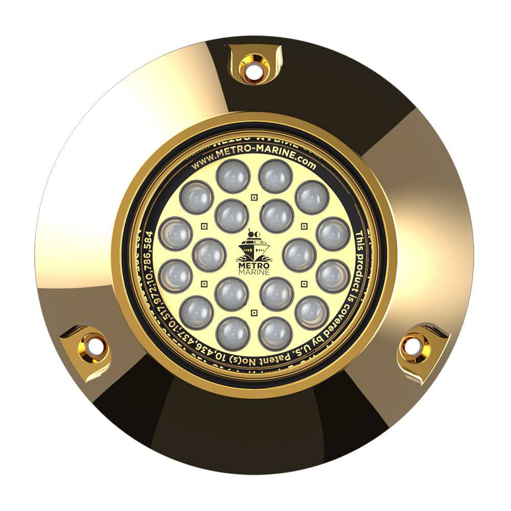 Metro Marine High-Output Submersible Underwater Light w/Intelligent Monochromatic LEDs - Green, 45 Beam [F-BMR1-G3-45] - Twin Screws Marine Service