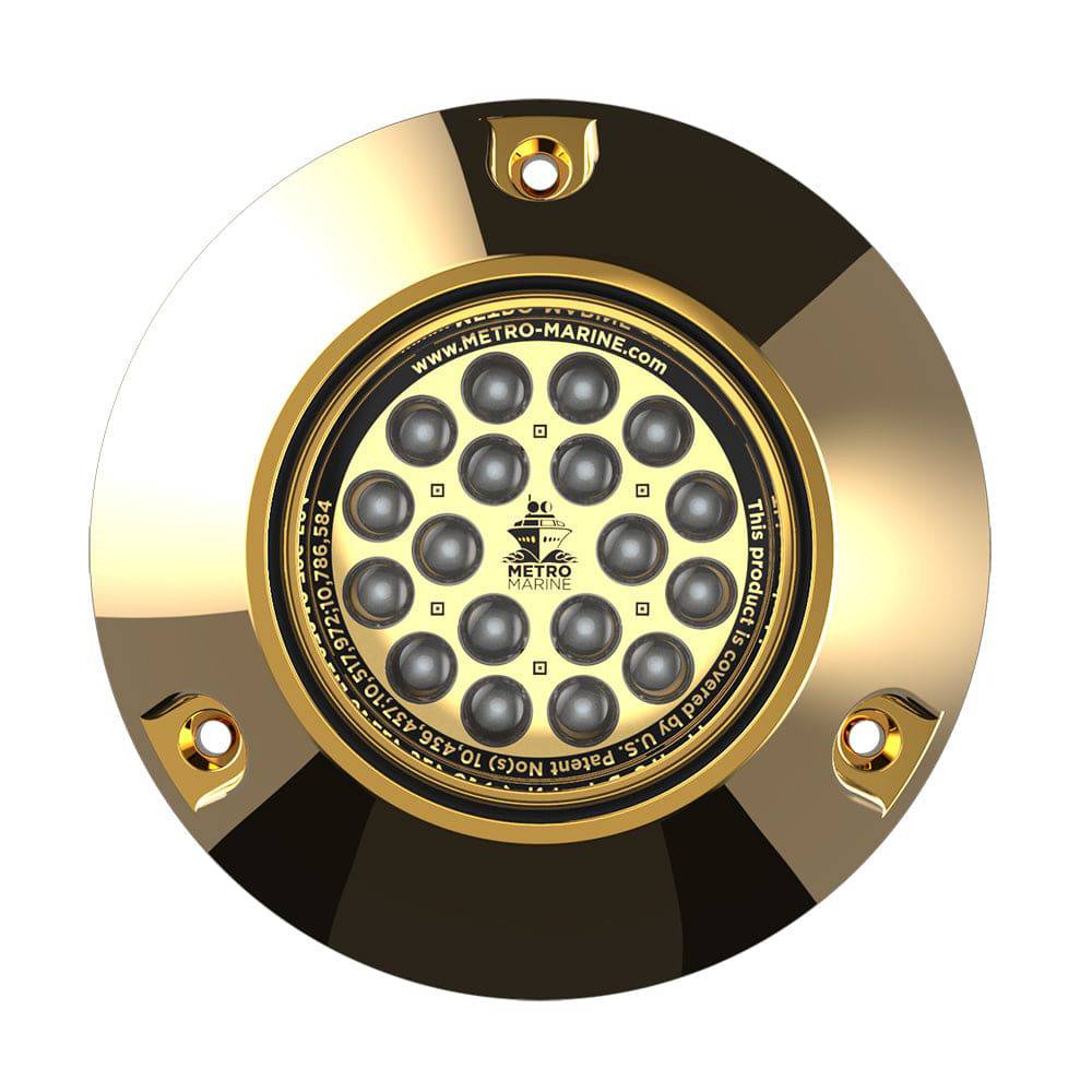 Metro Marine High-Output Submersible Underwater Light w/Intelligent Monochromatic LEDs - Green, 90 Beam [F-BMR1-G3-90] - Twin Screws Marine Service