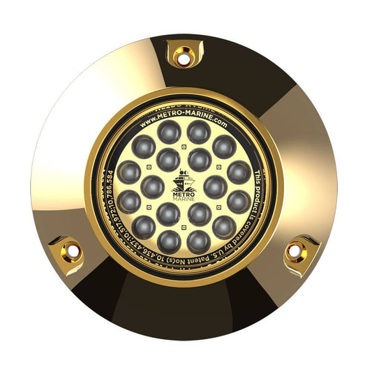 Metro Marine High-Output Submersible Underwater Light w/Intelligent Monochromatic LEDs - Green, 90 Beam [F-BMR1-G3-90] - Twin Screws Marine Service