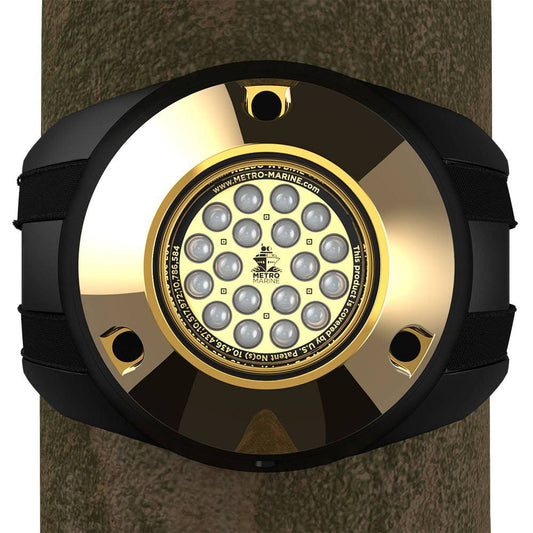 Metro Marine High-Output Piling Mount Underwater Light w/Intelligent Monochromatic LEDs - Blue, 45 Beam [F-PMR1-B3-45] - Twin Screws Marine Service