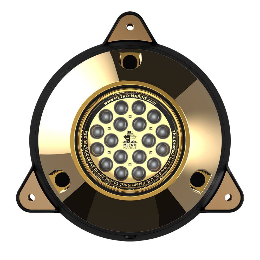 Metro Marine High-Output Surface Mount Underwater Light w/Intelligent Monochromatic LEDs - Blue, 90 Beam [F-SMR1-B3-90] - Twin Screws Marine Service