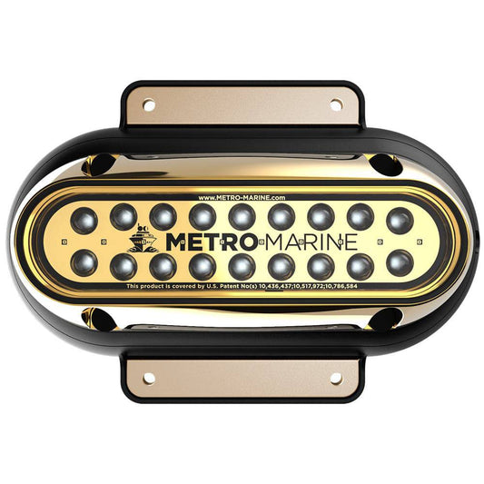Metro Marine High-Output Elongated Surface Mount Light w/Intelligent Monochromatic LEDs - Blue, 90 Beam [F-SME1-H-B3-90] - Twin Screws Marine Service
