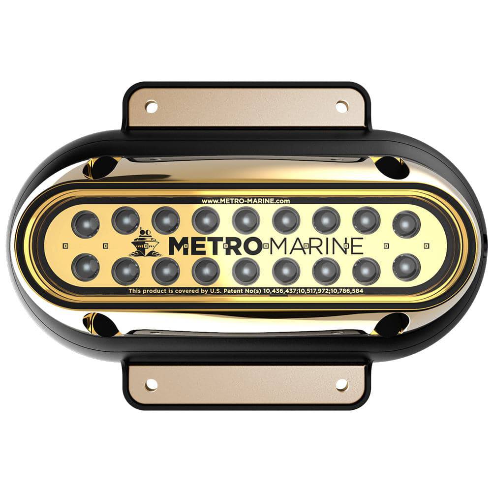 Metro Marine High-Output Elongated Surface Mount Light w/Intelligent Monochromatic LEDs - Aqua, 45 Beam [F-SME1-H-A3-45] - Twin Screws Marine Service