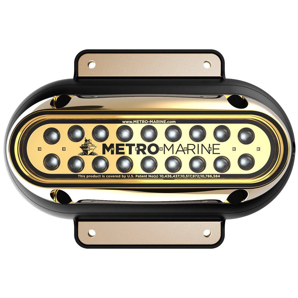 Metro Marine High-Output Elongated Surface Mount Light w/Intelligent Monochromatic LEDs - White, 45 Beam [F-SME1-H-W3-45] - Twin Screws Marine Service
