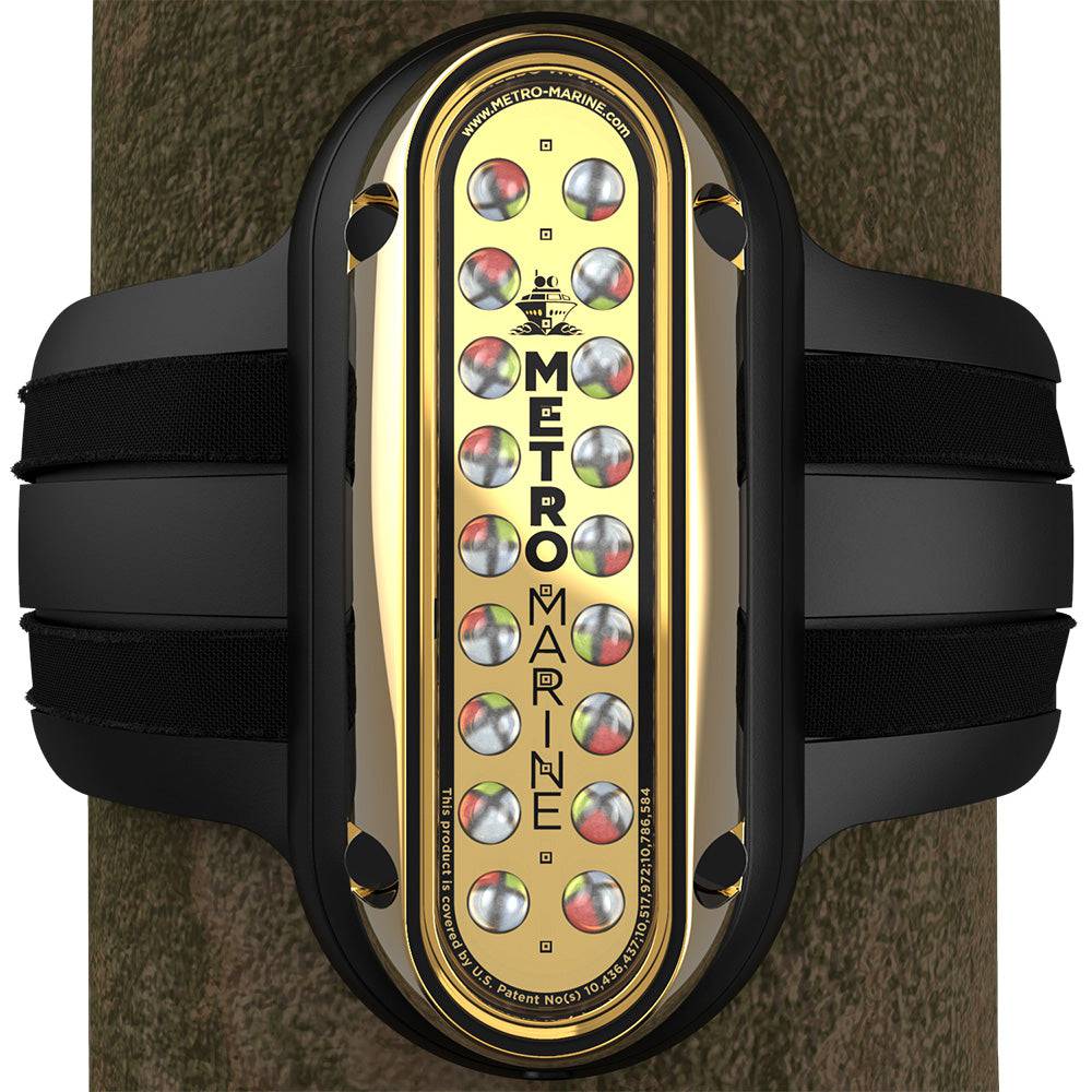 Metro Marine High-Output Vertical Piling Mount Light w/Intelligent Full Spectrum LEDs - RGBW, 45 Beam [F-PME1-V-FS-45] - Twin Screws Marine Service