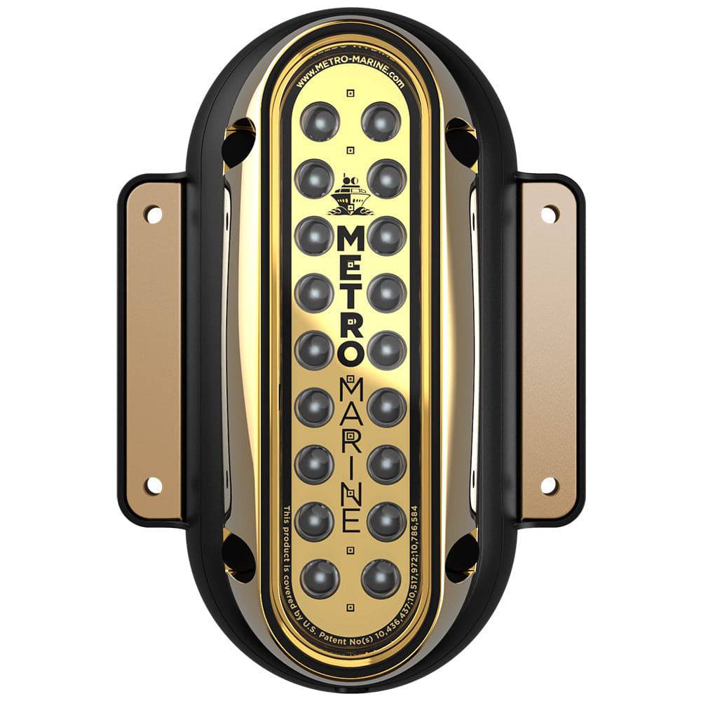 Metro Marine High-Output Vertical Surface Mount Light w/Intelligent Monochromatic LEDs - Blue, 90 Beam [F-SME1-V-B3-90] - Twin Screws Marine Service