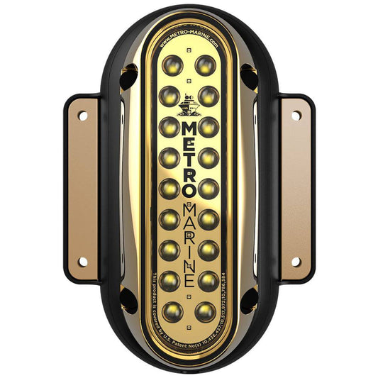 Metro Marine High-Output Vertical Surface Mount Light w/Intelligent Monochromatic LEDs - White, 45 Beam [F-SME1-V-W3-45] - Twin Screws Marine Service