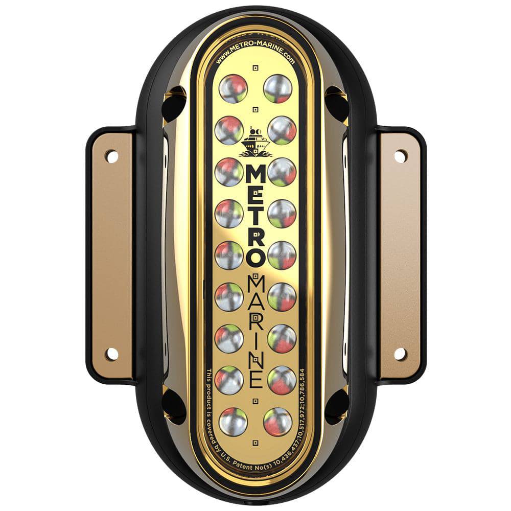 Metro Marine High-Output Vertical Surface Mount Light w/Intelligent Full Spectrum LEDs - RGBW, 45 Beam [F-SME1-V-FS-45] - Twin Screws Marine Service