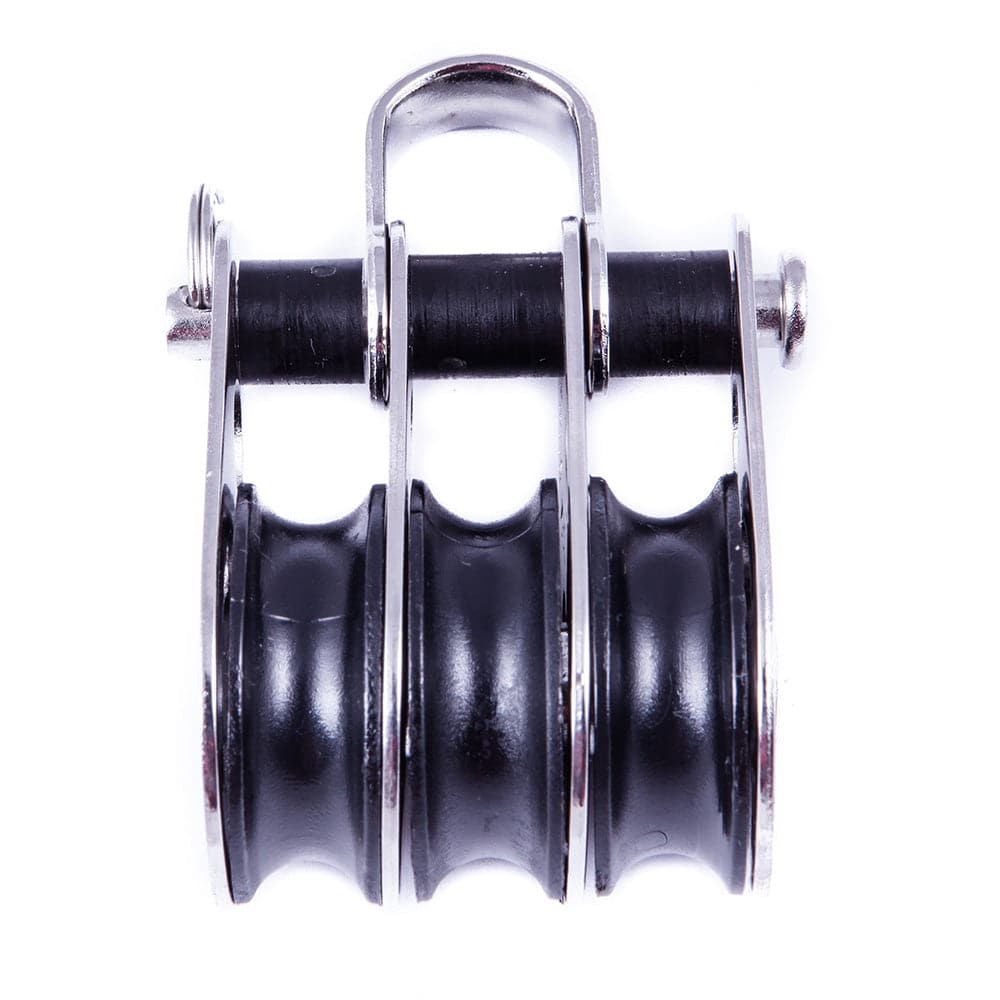 SeaSure 25mm Treble Block w/Shackle [00.31CRD] - Twin Screws Marine Service