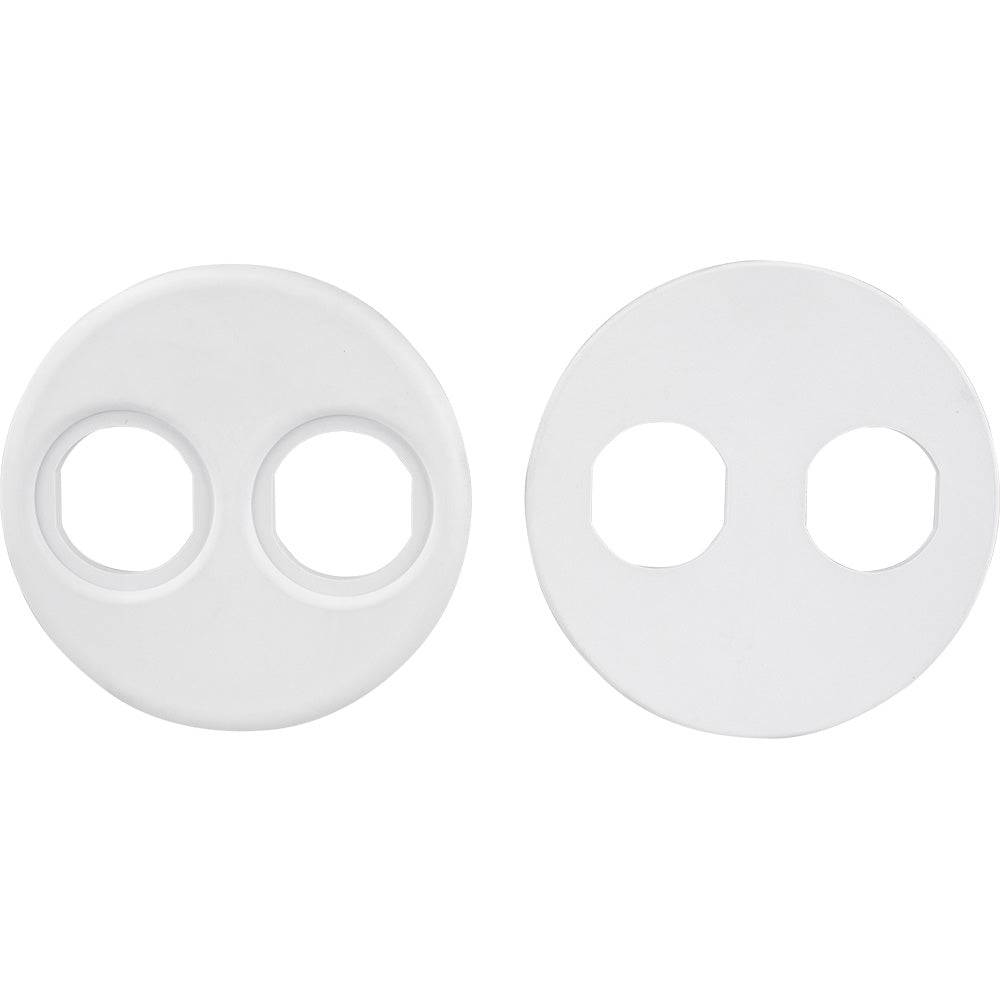 Sea-Dog 4" Gauge Power Socket Adapter Mounting Plate - White [426104-1] - Twin Screws Marine Service