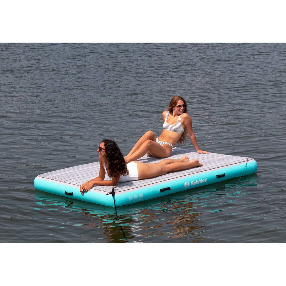 Solstice Watersports 8 x 5 Luxe Dock w/Traction Pad  Ladder [38805] - Twin Screws Marine Service