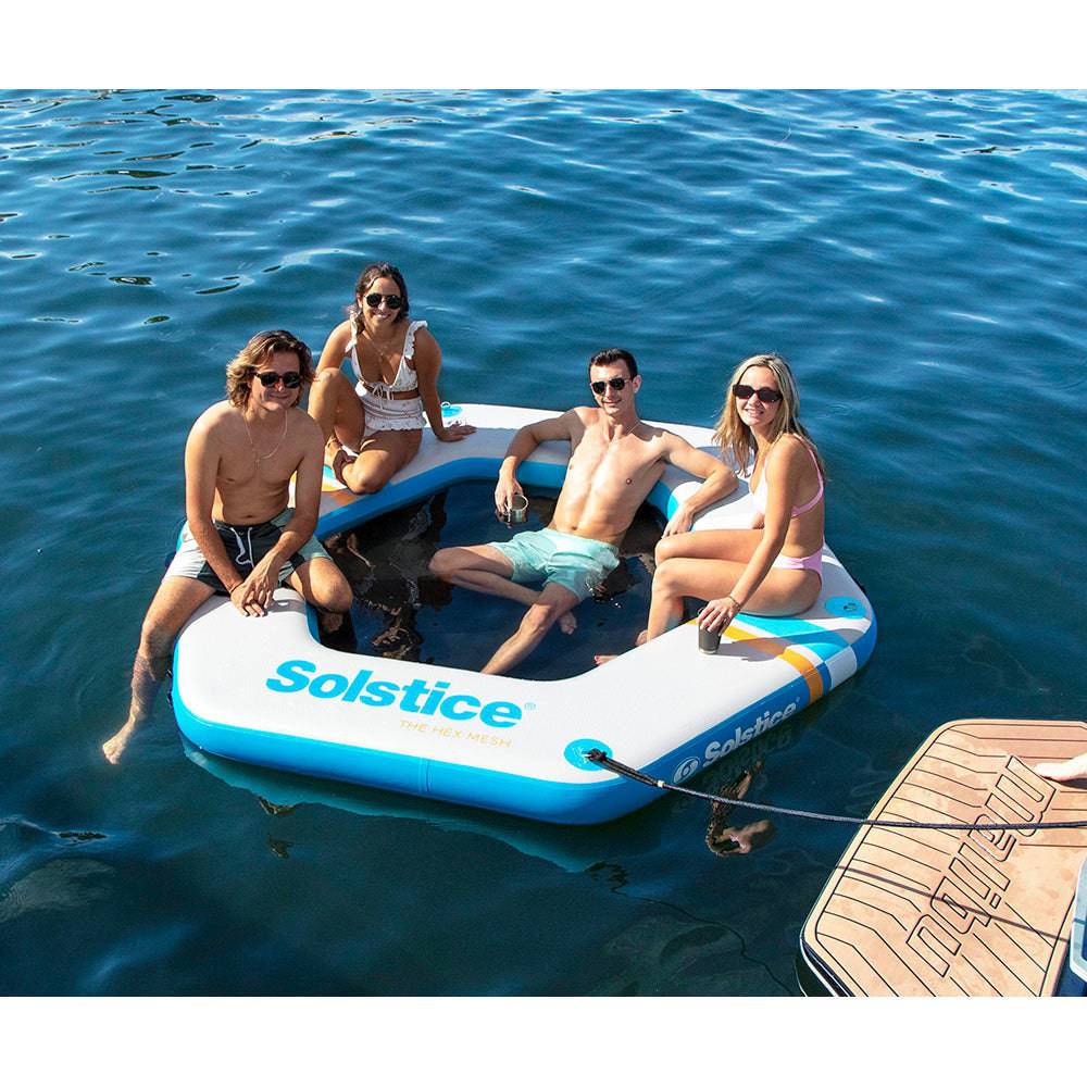 Solstice Watersports 86" Hex Mesh Dock [38150] - Twin Screws Marine Service