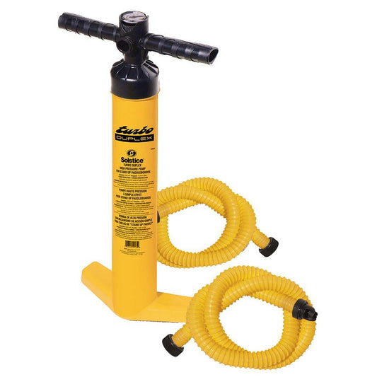 Solstice Watersports Turbo Duplex High Pressure Pump w/Gauge  2 Hoses [19135] - Twin Screws Marine Service