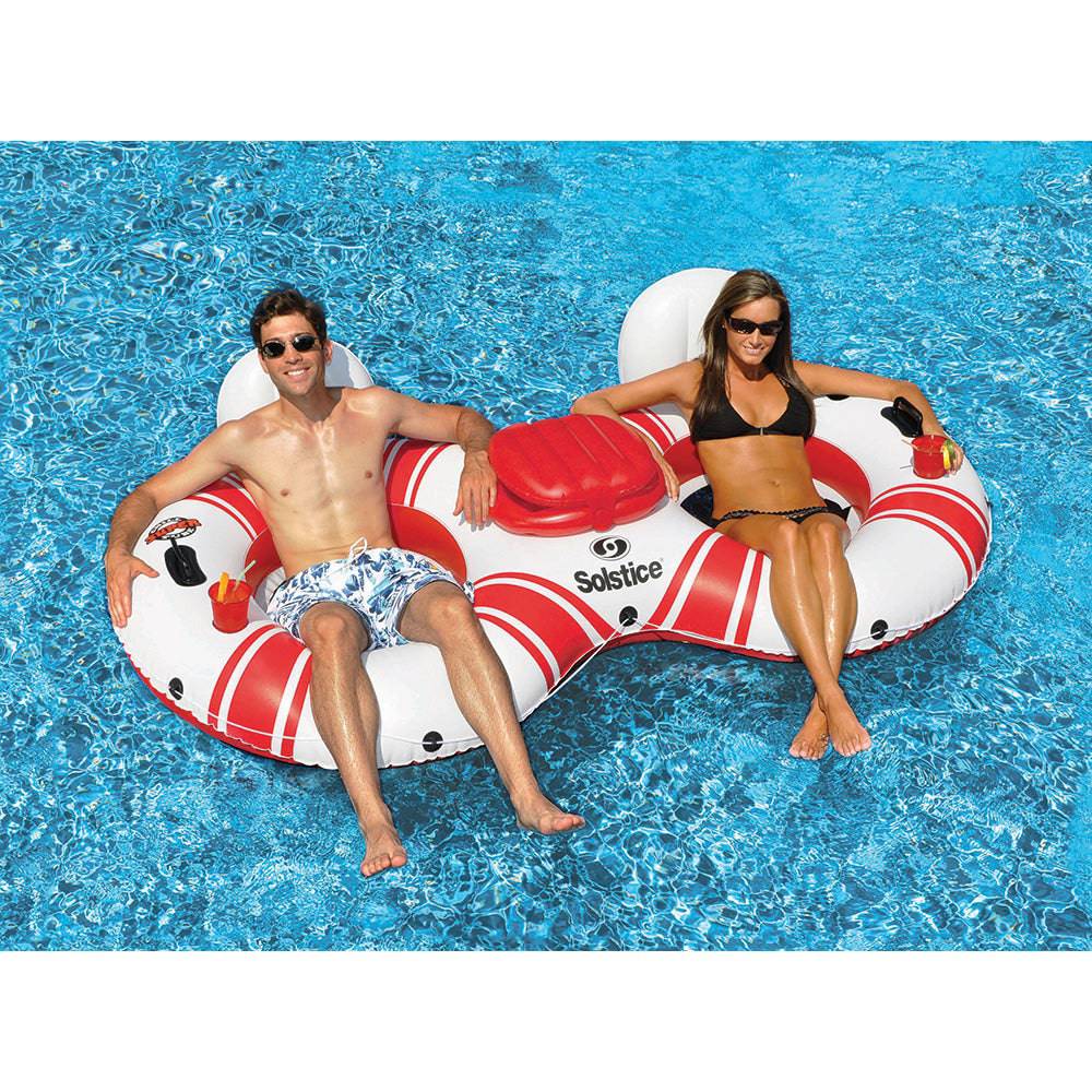 Solstice Watersports Super Chill 2-Person River Tube w/Cooler [17002] - Twin Screws Marine Service