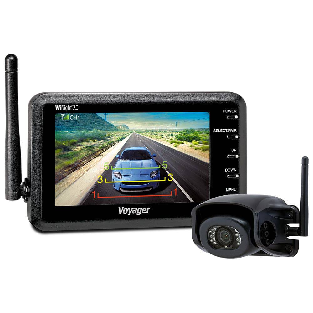 Voyager WiSight 2.0 - 4.3" Monitor w/Camera f/Prewire System - Wireless [WVSXP43] - Twin Screws Marine Service