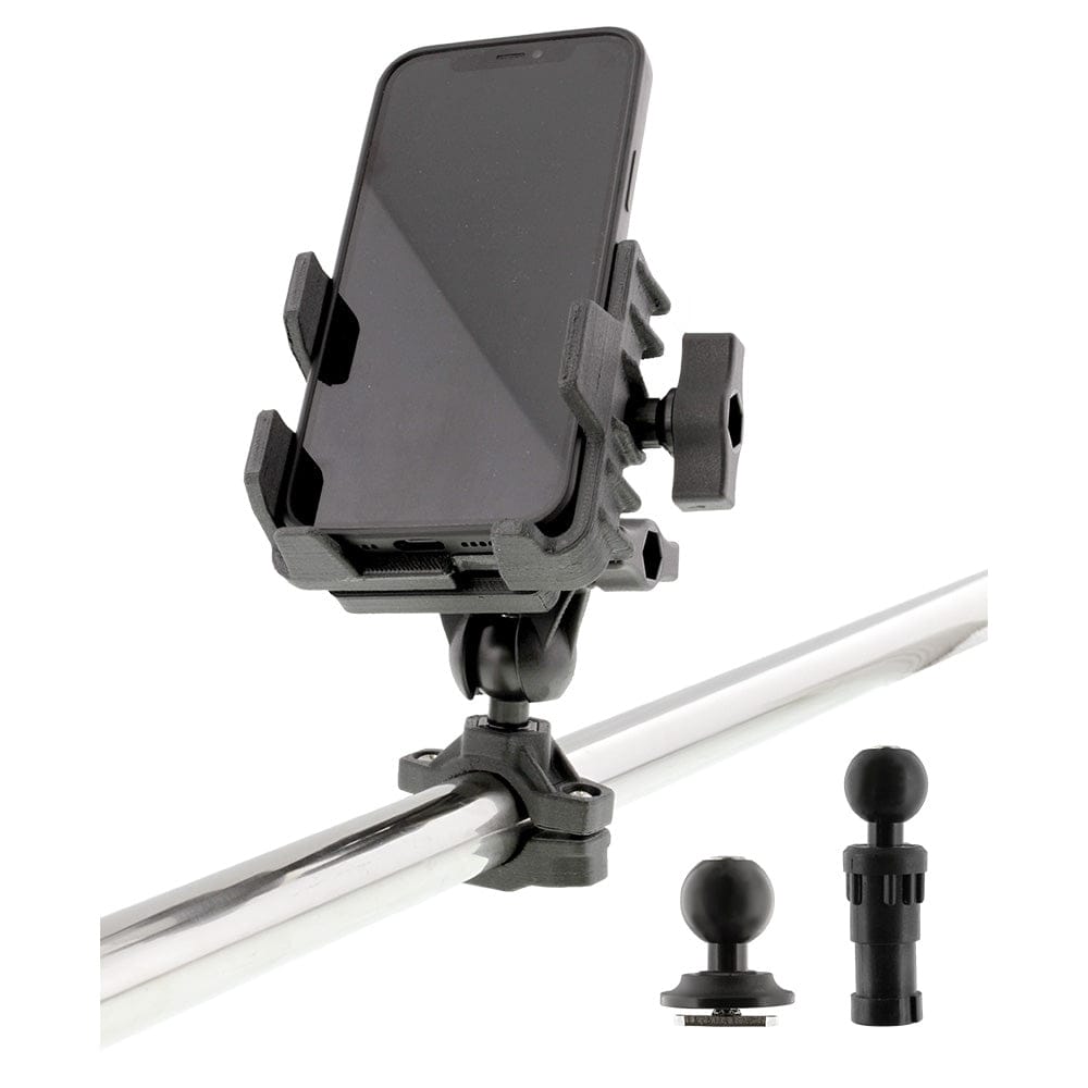 Scotty 0139 Phone Holder w/Post, Track  Rail Mounts [0139] - Twin Screws Marine Service