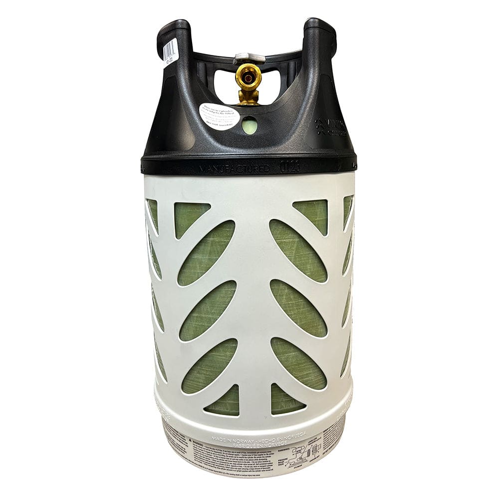 Viking Cylinders 22lb Vertical Fiberglass Composite LPG Cylinder w/Type 1 Valve - OPD, DOT, TC Approved [1420-0022] - Twin Screws Marine Service