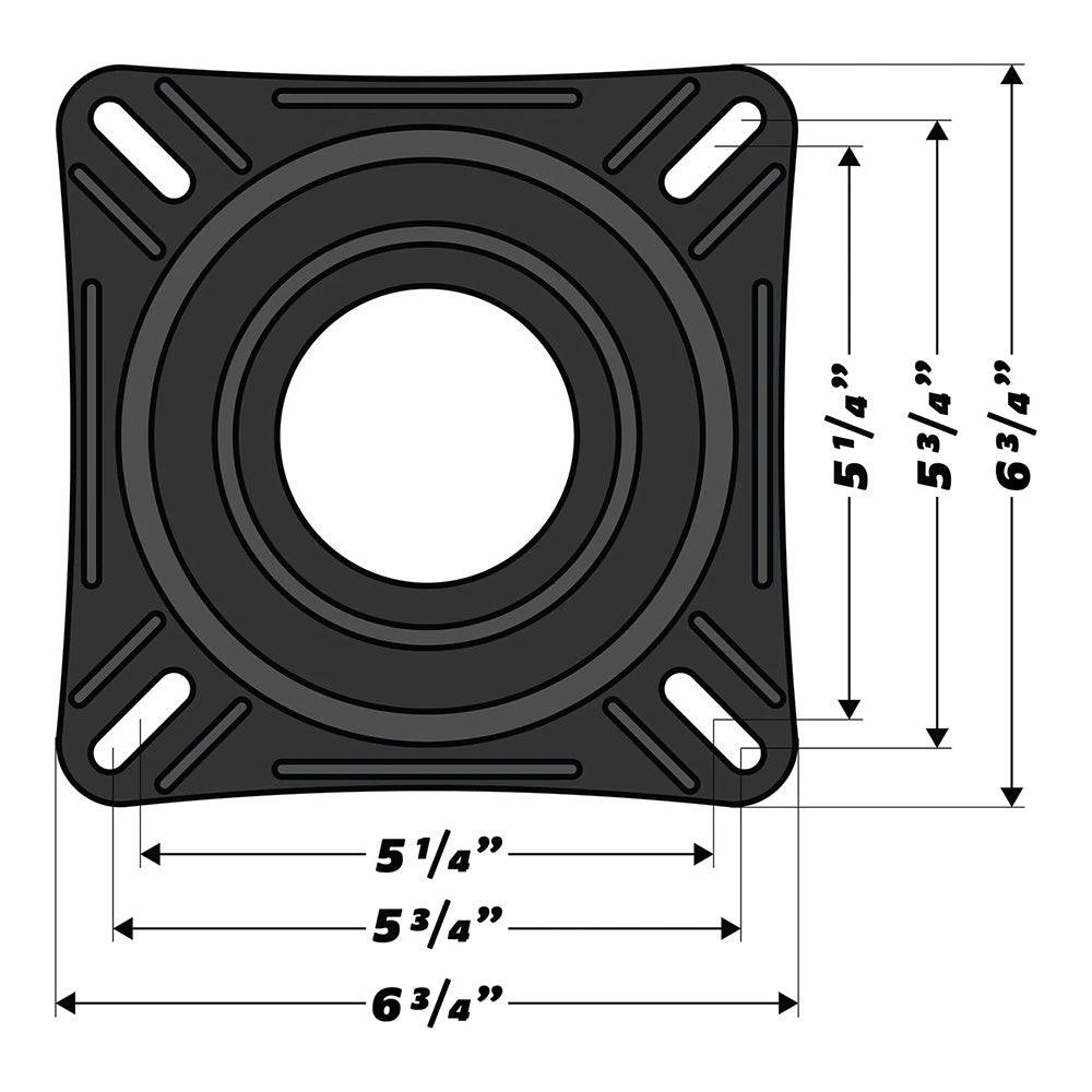 Wise 7" Swivel w/Quick Release Bracket [8WD7SQR] - Twin Screws Marine Service