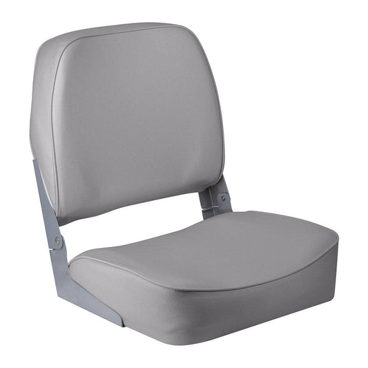 Wise Super Value Low-Back Fishing Seat - Grey [3313-717] - Twin Screws Marine Service