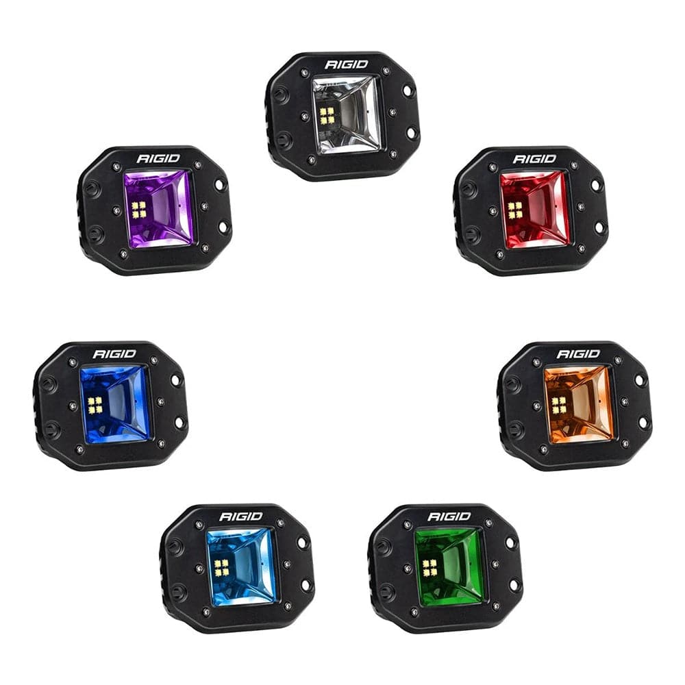 RIGID Industries Radiance Scene - RGBW - Flush Mount - Pair [682153] - Twin Screws Marine Service