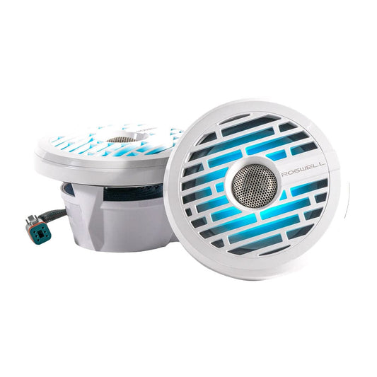 Roswell R1 6.5 Marine Speakers - White - 80W RMS  160W Peak Power [C920-1600] - Twin Screws Marine Service