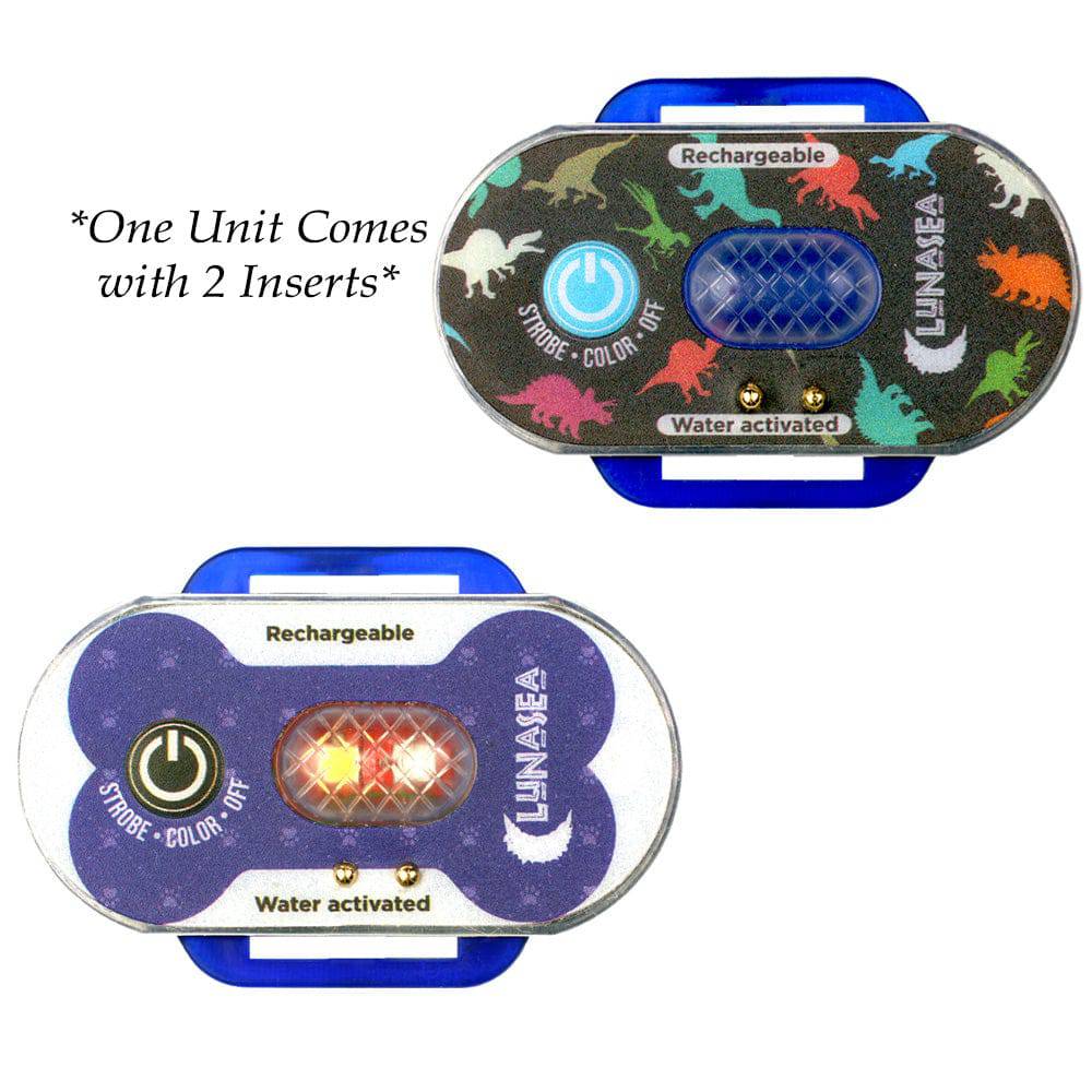 Lunasea Child/Pet Safety Water Activated Strobe Light - Blue Case, Blue Attention Light [LLB-63BB-F0-01] - Twin Screws Marine Service