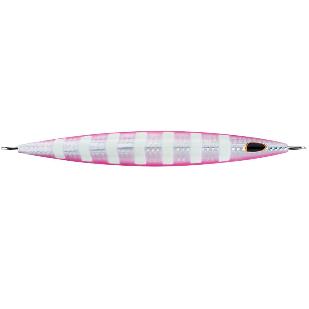 Williamson Kensaki 280 Jig - 7.25" - 9-7/8oz - Silver Pink Zebra [KSJ280SPZ] - Twin Screws Marine Service