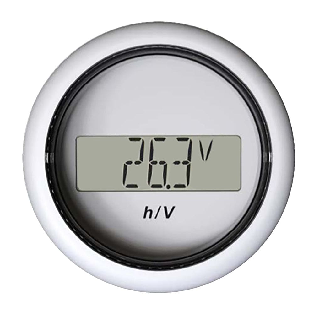 Veratron 52MM (2-1/16") ViewLine Hour Counter-Voltmeter - White [B00006302] - Twin Screws Marine Service