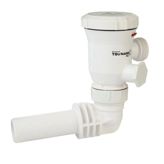 Attwood Tsunami Mk2 T1200 Aerator - 12V - 90-Degree Inlet [5664-4] - Twin Screws Marine Service
