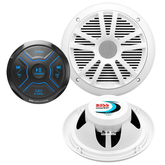 Boss Audio MG150W.6 Kit w/MGR150B  2 MR6W Speakers [MG150W.6] - Twin Screws Marine Service