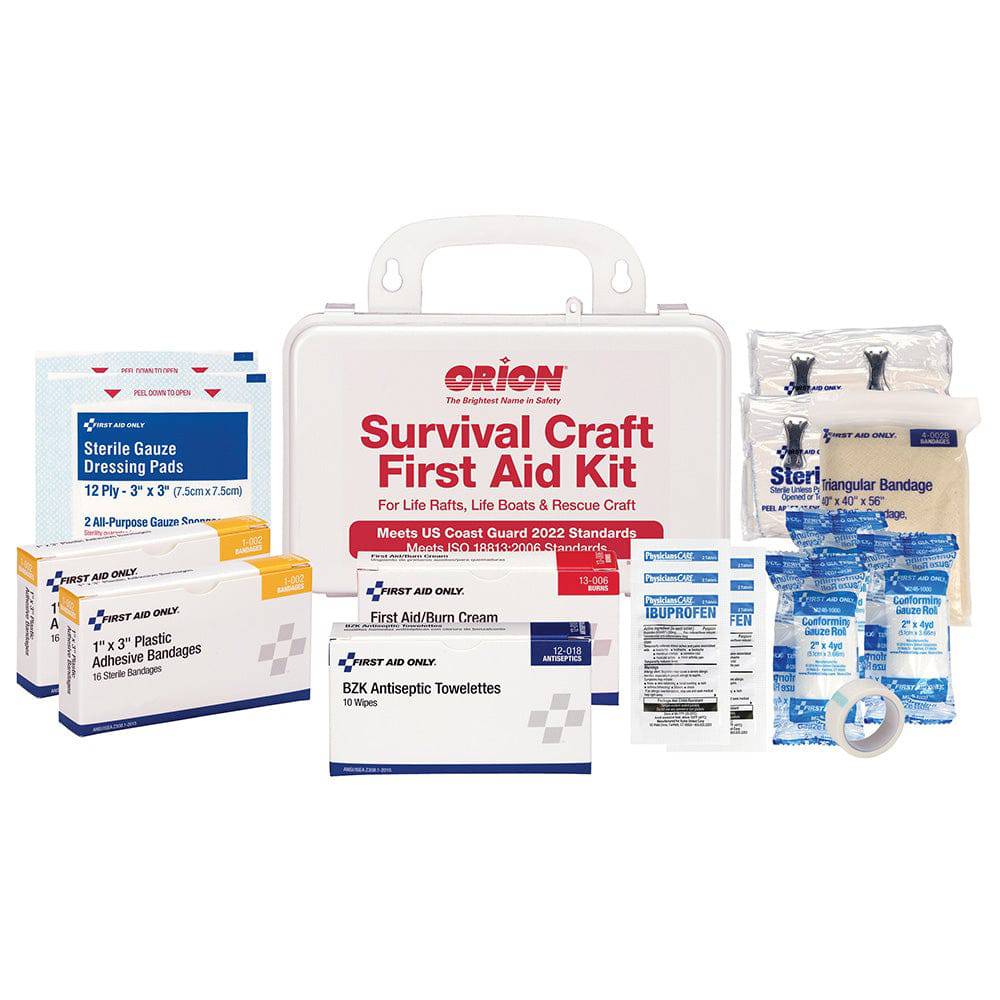 Orion Survival Craft First Aid Kit - Hard Plastic Case [816] - Twin Screws Marine Service